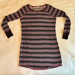 Victoria's Secret Thermal Fair Isle Sleepshirt Size Small